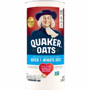 Quaker, Quick 1 Minute Oats, Oatmeal, Quick Cook Oatmeal, 42 oz