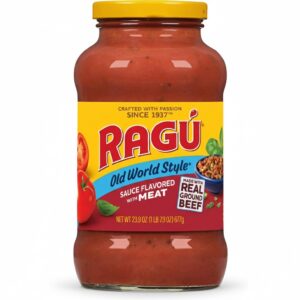 RAGU Old World Style Pasta Sauce Flavored with Meat, 24 oz