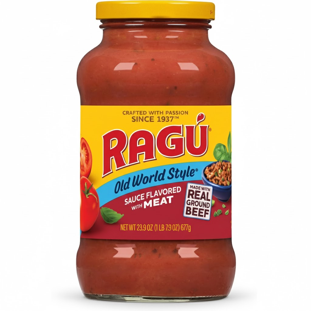 RAGU Old World Style Pasta Sauce Flavored with Meat, 24 oz
