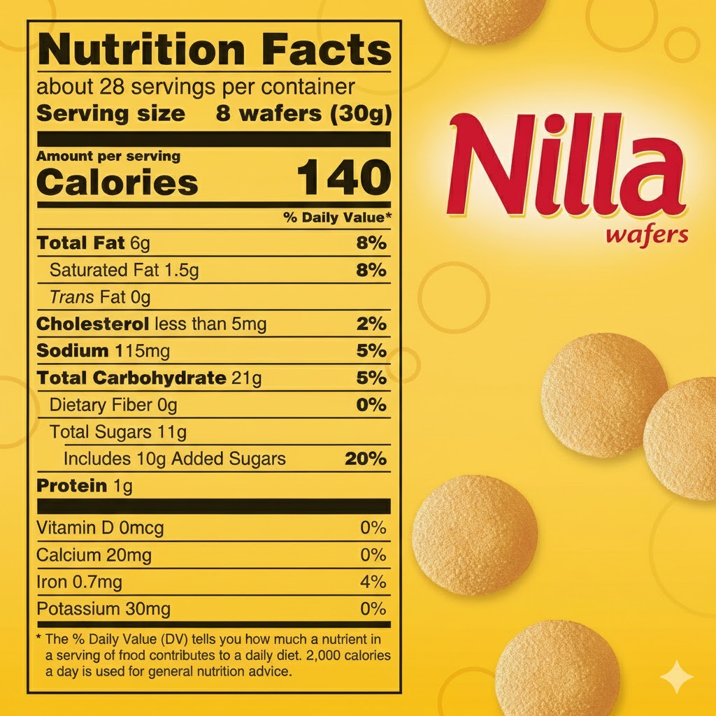 Nilla Wafers Vanilla Wafer Cookies, Holiday Cookies, 11 oz