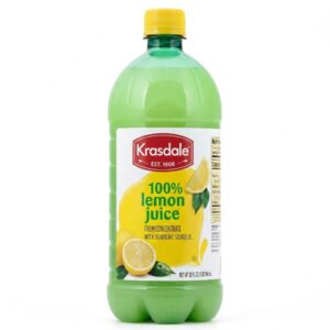 Krasdale 100% Lemon Juice 32 OZ